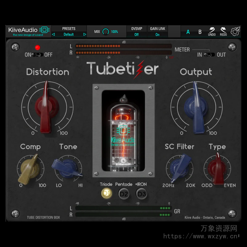 [电子管饱和效果器]Kiive Audio Tubetizer v1.0.0 REGGED [WiN, MacOSX]（174.36Mb）