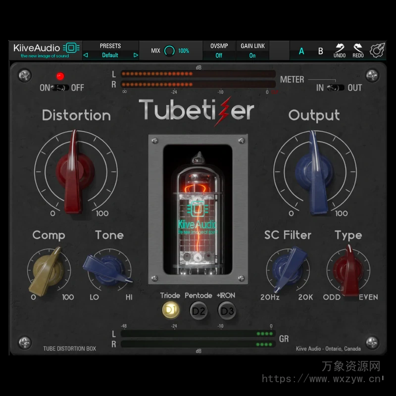 [电子管饱和效果器]Kiive Audio Tubetizer v1.0.0 REGGED [WiN, MacOSX]（174.36Mb）