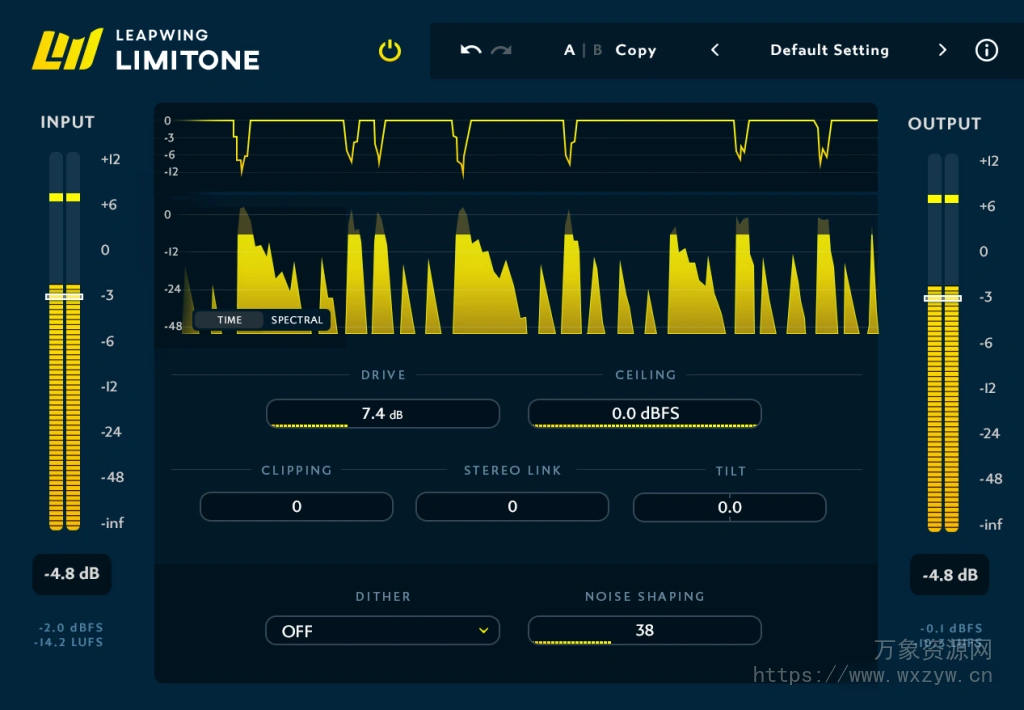 [频谱限制削波插件]Leapwing Audio LimitOne v1.0.0 [WiN]（5.6Mb）