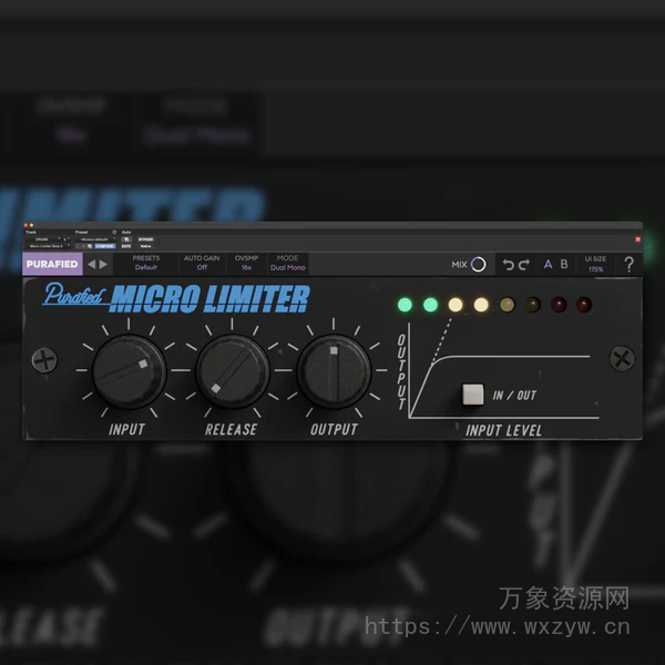 [限制器插件]Purafied Micro Limiter v1.0.2.1 [WiN]（93 MB/25 MB）