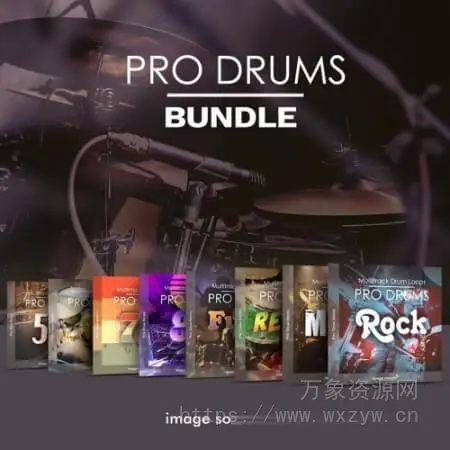 [VSTSOUND多风格鼓LOOP合集包]Image Sounds Pro Drums Bundle（133Gb）