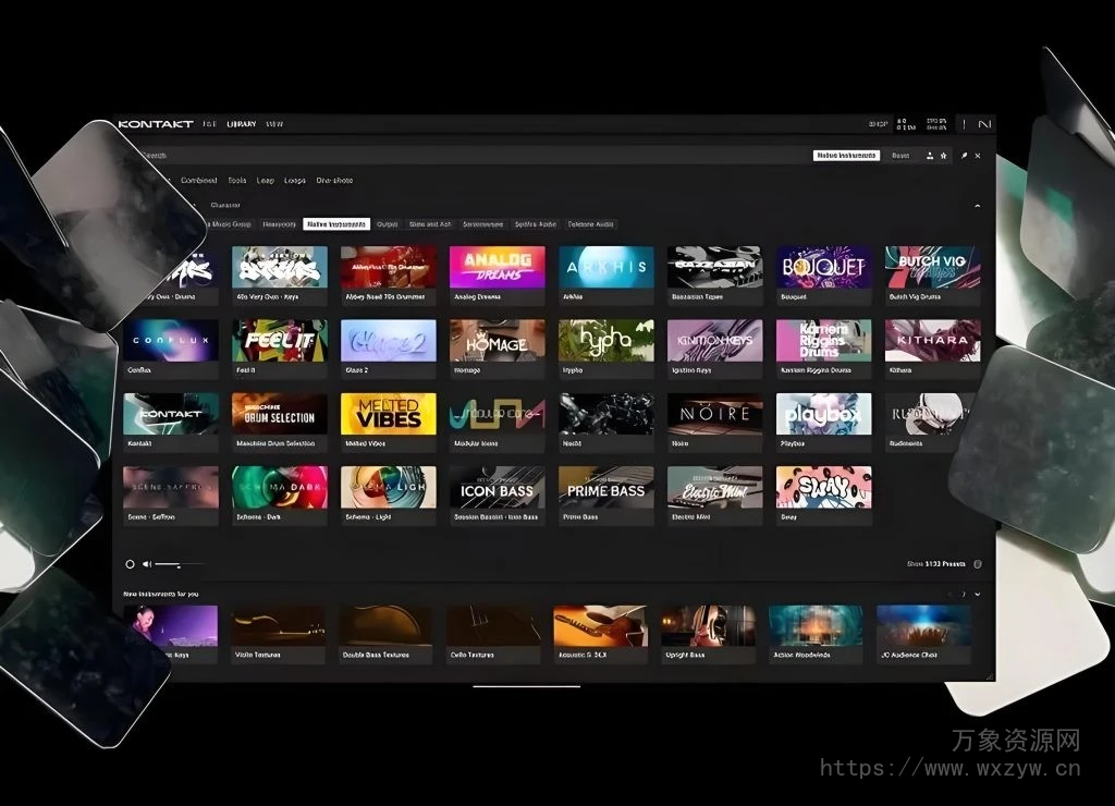 [康泰克原厂音色库]Native Instruments KONTAKT Factory Library 2 v1.4.0 [KONTAKT]（40Gb）