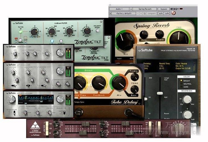 [经典混音插件套装]Softube Plug-Ins v1.3.10+使用教程 [MacOSX]（420Mb）