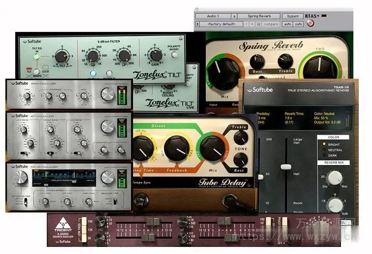 [经典混音插件套装]Softube Plug-Ins v1.3.10+使用教程 [MacOSX]（420Mb）