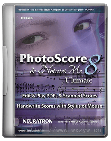 [乐谱制作工具]Neuratron PhotoScore Ultimate 8.8.6 v8.8.4 [WiN, MacOSX]（77Mb）