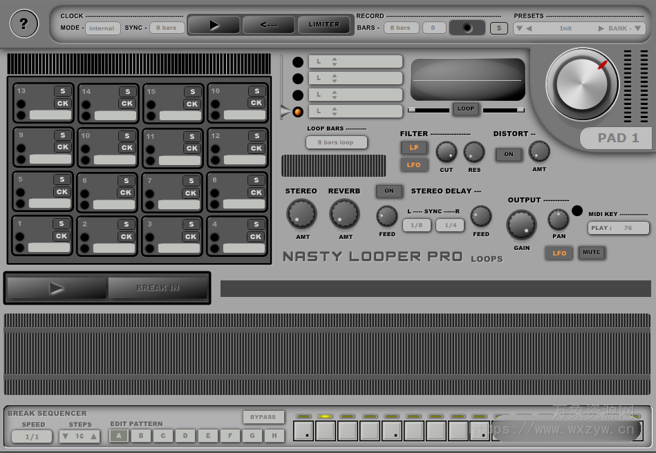 Psytrance Plugins Nasty Looper PROLOOPS v1.0 REGGED [WiN]（11MB）