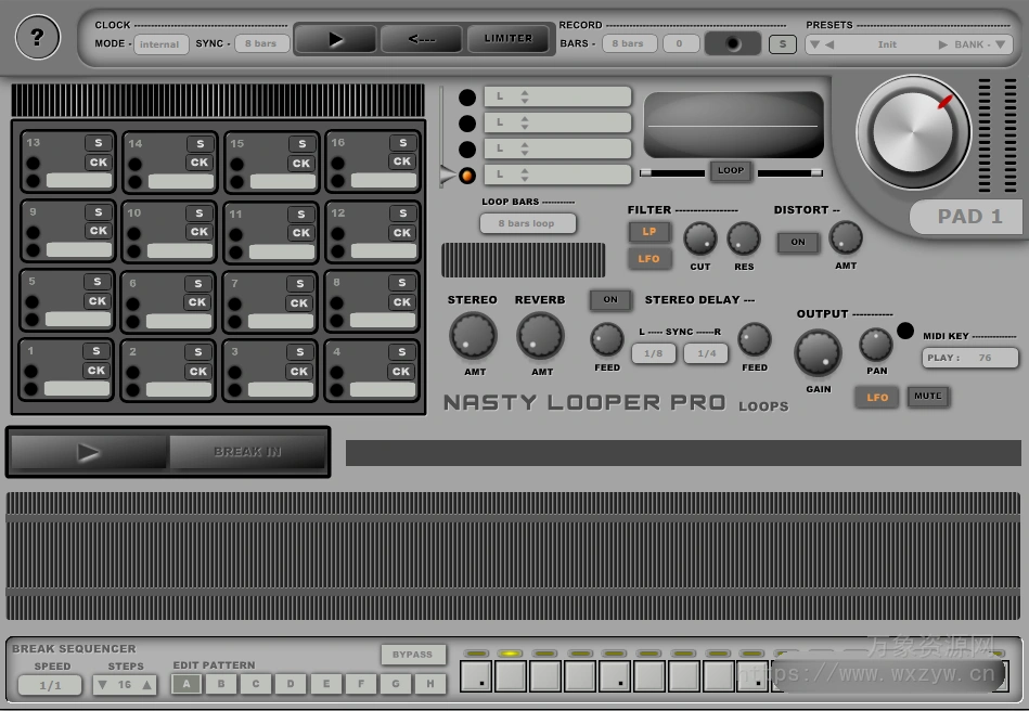 Psytrance Plugins Nasty Looper PROLOOPS v1.0 REGGED [WiN]（11MB）