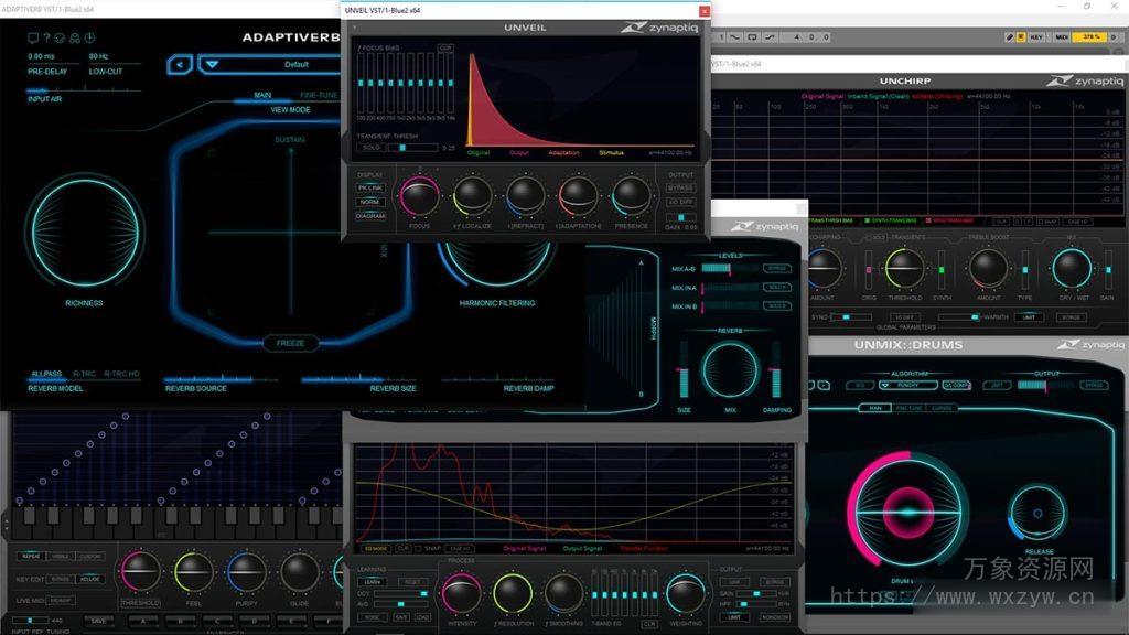 [13个综合混音插件合集]Zynaptiq Plugin Bundle 2024-04 [WiN]（651MB）