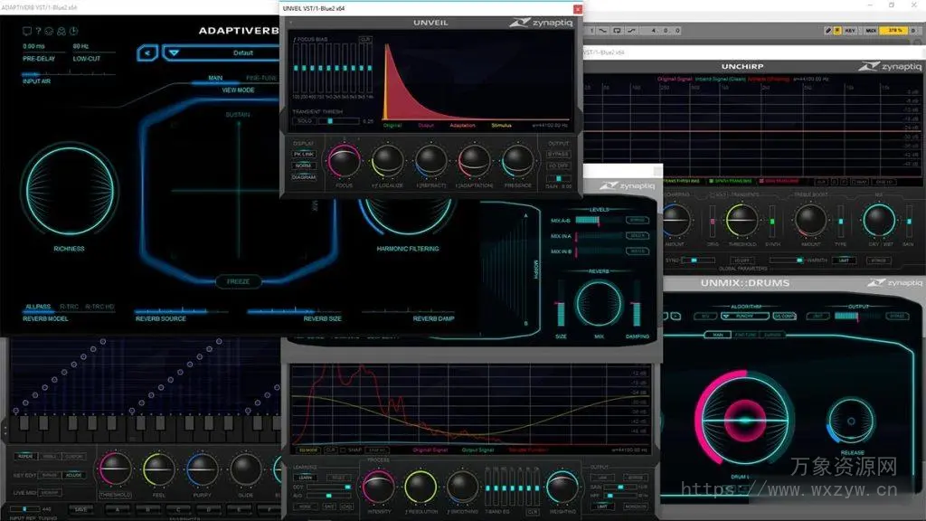 [13个综合混音插件合集]Zynaptiq Plugin Bundle 2024-04 [WiN]（651MB）