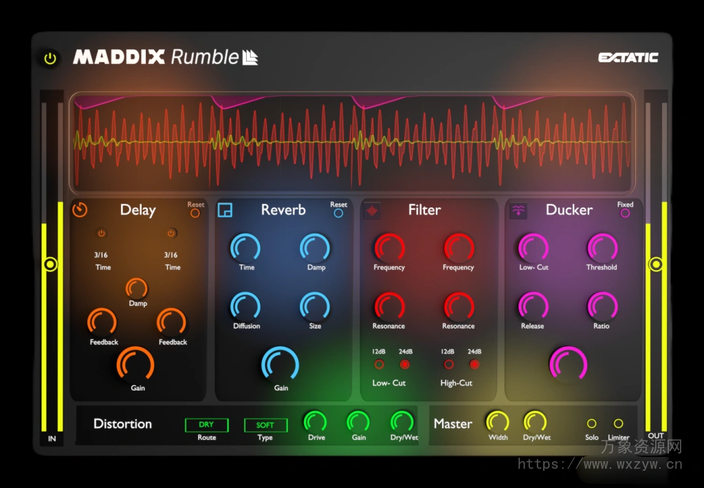 [底鼓混音插件]Revealed Recordings Maddix Rumble Plugin v1.0.2 [WiN, MacOSX]（31.7Mb+）