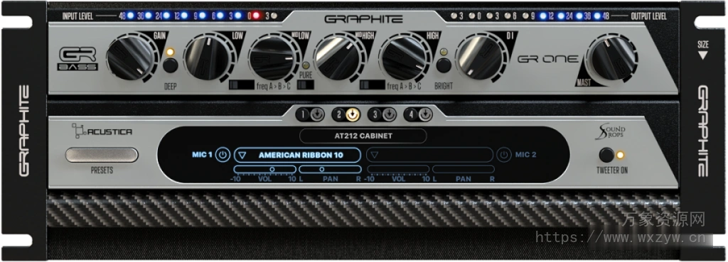 [AA插件贝斯放大器]Acustica Audio Graphite 2023 [WiN]（10Mb）