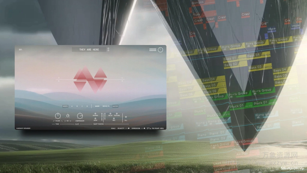 [混合合成器]Karanyi Sounds Polyscape Nova v1.0 REGGED [WiN, MacOSX]（867MB+913MB）