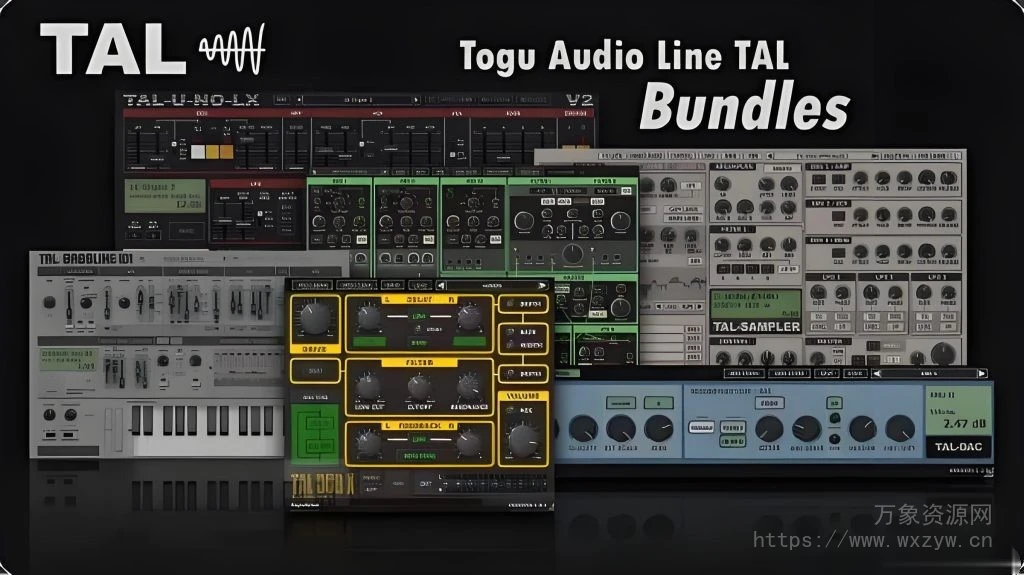 [9个合成器&效果器合集]Togu Audio Line Plugins Bundle v2024.9 [WiN, MacOSX, LiNUX]（280MB）