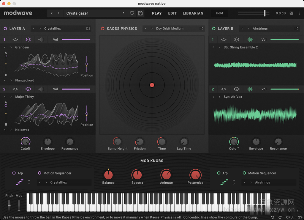 [ModwaveNative原厂样本库]KORG Modwave Native Factory Data 2024 [WiN, MacOSX]（1.73Gb）
