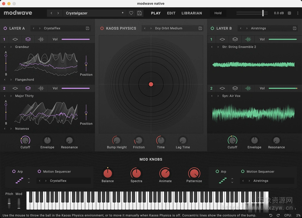 [ModwaveNative原厂样本库]KORG Modwave Native Factory Data 2024 [WiN, MacOSX]（1.73Gb）