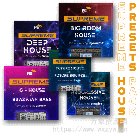 [1536个Sylenth1和Spire预设]FL Studio PRO Supreme EDM Presets Pack For Sylenth1 & Spire（1.50MB）