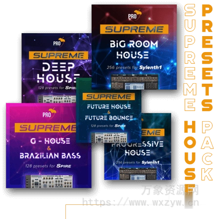 [1536个Sylenth1和Spire预设]FL Studio PRO Supreme EDM Presets Pack For Sylenth1 & Spire（1.50MB）