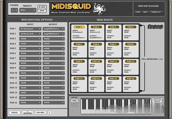 [MIDI硬件控制器]Fanan Team Midisquid STANDALONE [WiN]（10MB）
