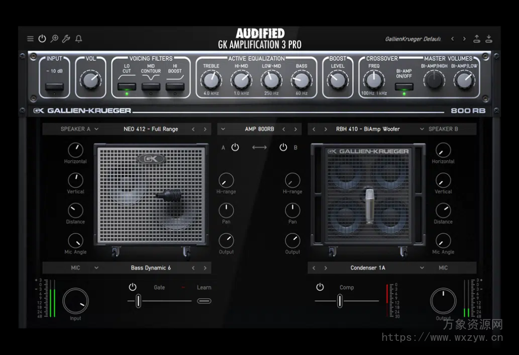 [怀旧复古放大器]Audified GK Amplification 3 Pro v3.1.3 [WiN]（97.6MB）