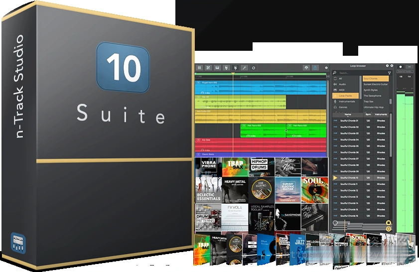 n-Track Studio Suite 10.1.0 (8659) [MacOSX]（236Mb+279MB）