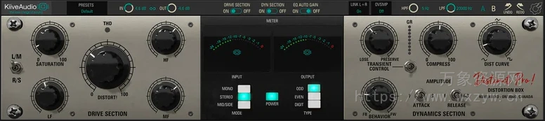 [终极饱和器]Kiive Audio Distinct Pro v1.0.1 Regged [WiN, MacOSX]（350Mb）