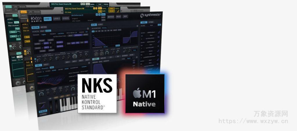 [全能型模块化合成器]KV331 Synthmaster 2 v2.9.8 CE / v2.8.10 [WiN，MacOSX]（511.82MB+317MB）