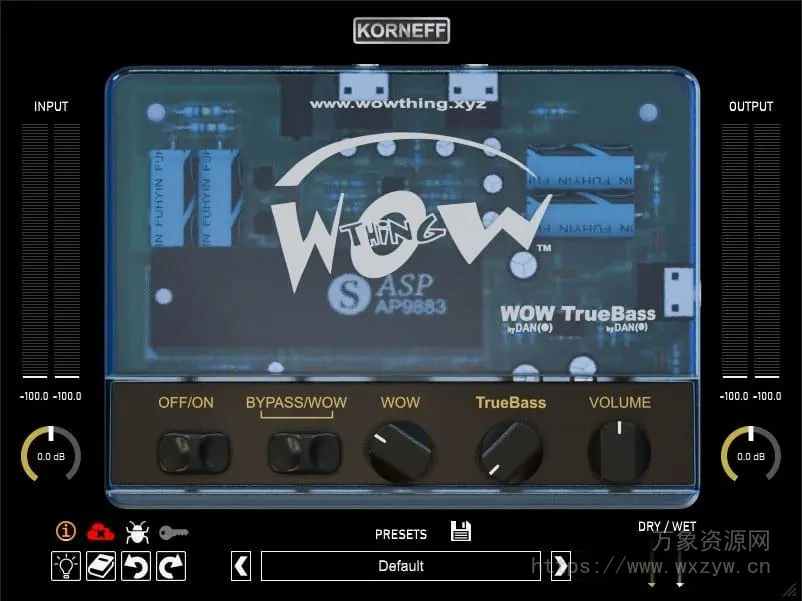 [吉他奇特Lo-Fi空间效果处理器插件]Korneff Audio The Wow Thing v1.0.1 [WiN]（23Mb）