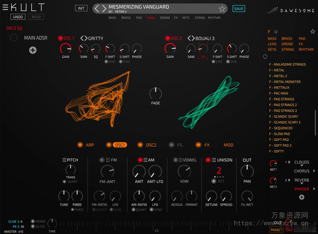 [合成器插件]Dawesome Kult v1.18 [WiN]（209Mb）