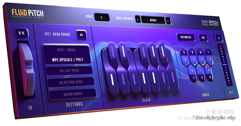[弯音轮工具]Pitch Innovations Fluid Pitch v1.5.0 [WiN]（7.8Mb）