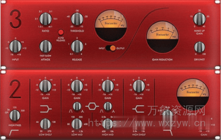 [经典均衡器压缩器插件包]Focusrite Red Plug-In Suite v2.0.4 [WiN, MacOSX]（67.1Mb）
