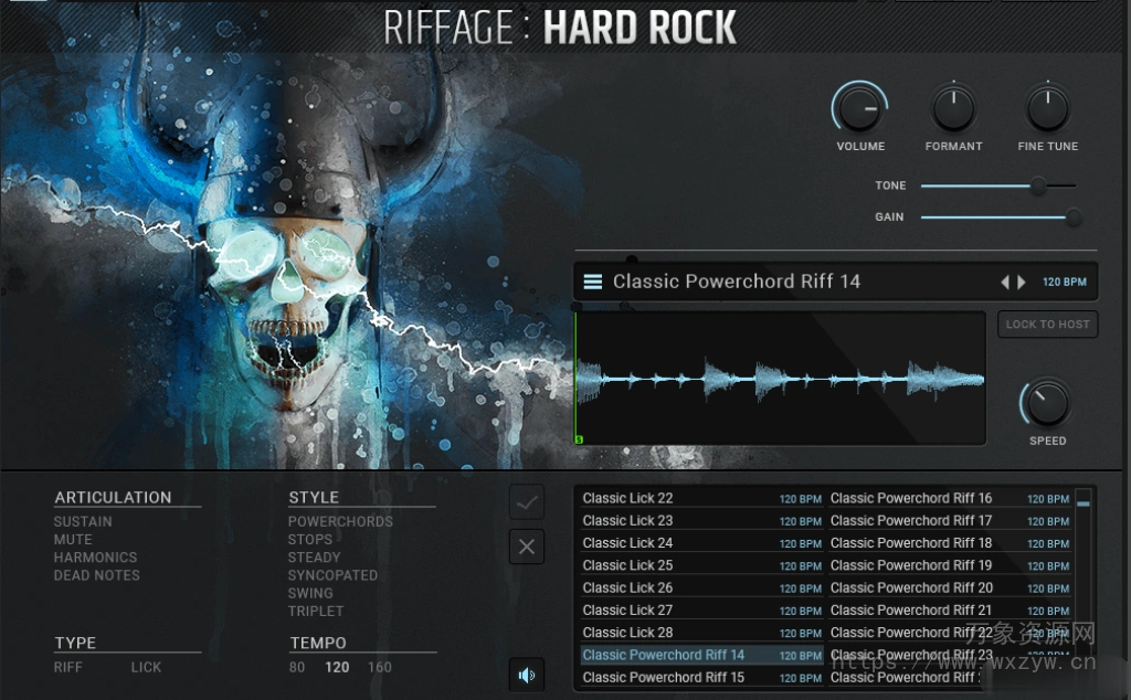 [吉他经典摇滚即兴重复段乐句音源]Impact Soundworks Riffage Hard Rock [KONTAKT]（5.65Gb）