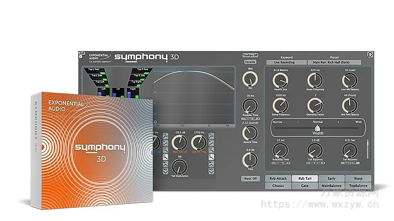 [环绕沉浸式混响]Exponential Audio Symphony 3D v3.1.0 [WiN]（32.08Mb）