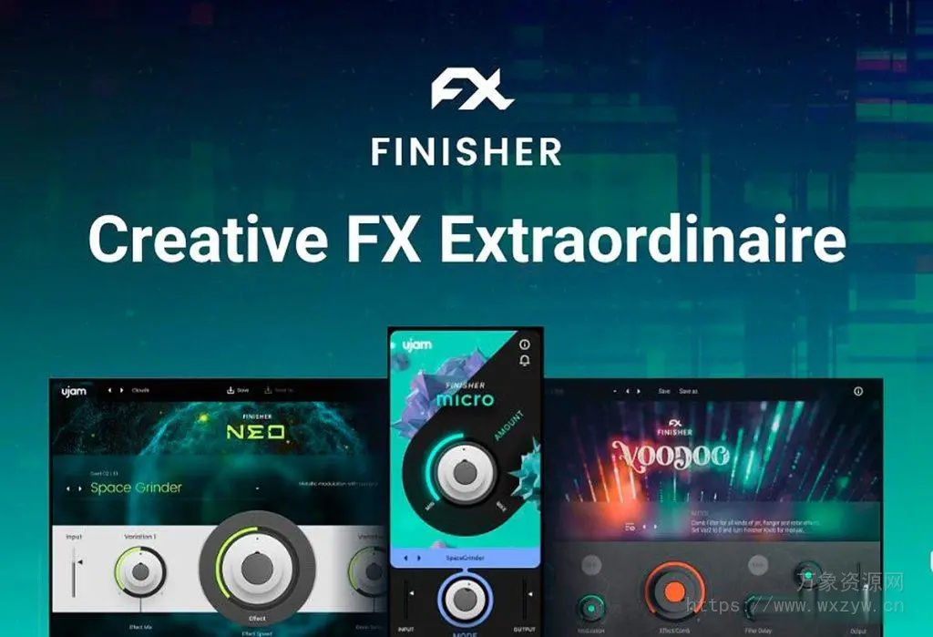 [创意多功能效果器插件合集]uJAM Finisher Bundle 2024-5 [MacOSX]（1.76Gb）