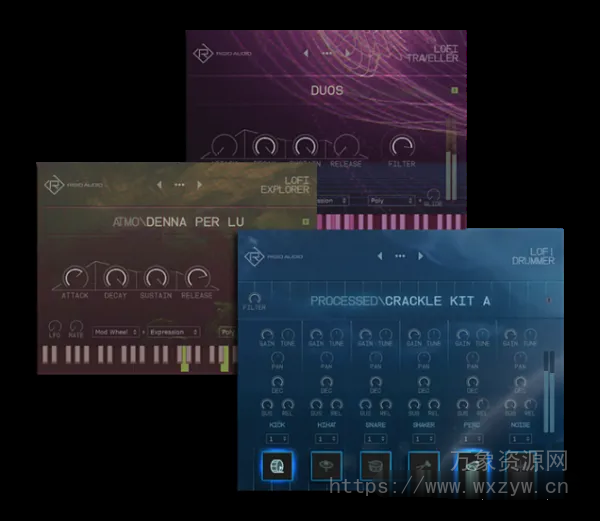 [Lofi 主题环境氛围音源套装]Rigid Audio Lofi Explorer Bundle 64-BiT [WiN, MacOSX]（4.34Gb）