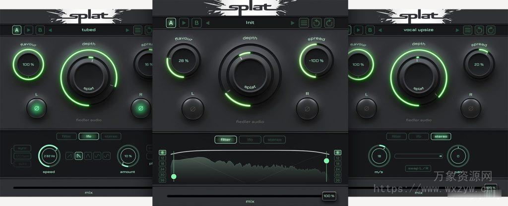 [现场表演宽度深度创意效果插件]Plugin Alliance Fiedler Audio Splat v1.0.0 [WiN, MacOSX]（530Mb+）