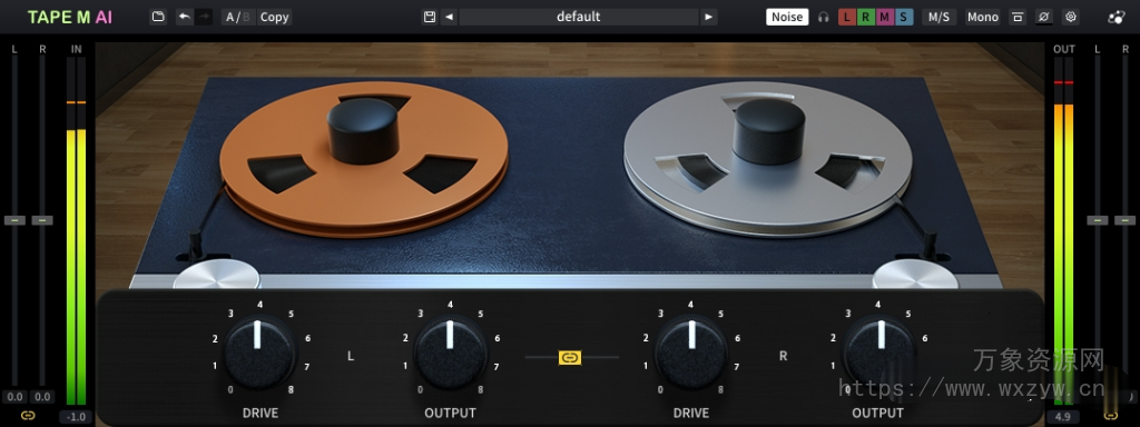 [AI磁带机仿真插件]Three Body Tech Deep Vintage Tape M AI v1.0.0 [WIN]（36.4MB）