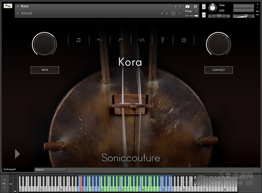 [非洲竖琴科拉琴音源]Soniccouture Kora v1.0.1 [KONTAKT]（2.74Gb）