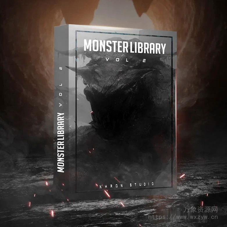 [怪物怪兽音效1-3合集]Khron Studio Monster Library Vol 1-2-3 [WAV]