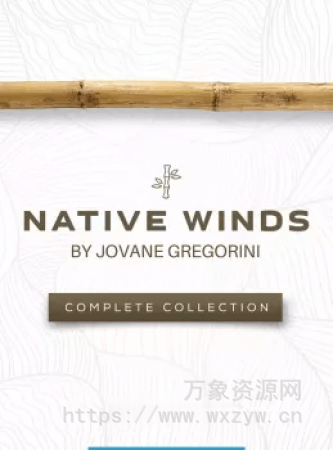 [美洲原住民长笛音源]AudioXpression Native Winds Complete by Jovane Gregorini [KONTAKT]（1.95GB）