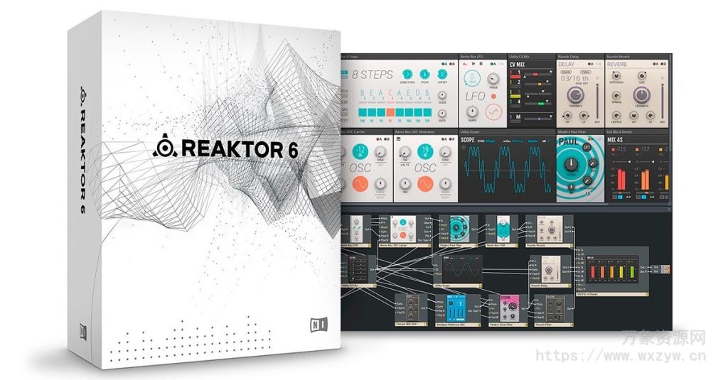 [模块化合成器] Native Instruments Reaktor 6 v6.5.0 Rev2 HCiSO R2R [WiN, MacOSX]（211Mb+）