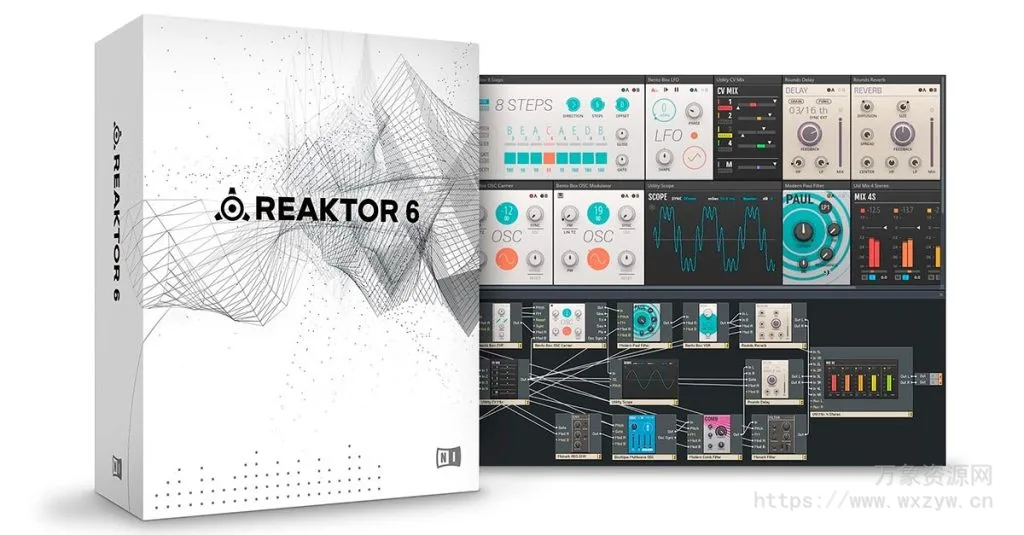 [模块化合成器] Native Instruments Reaktor 6 v6.5.0 Rev2 HCiSO R2R [WiN, MacOSX]（211Mb+）