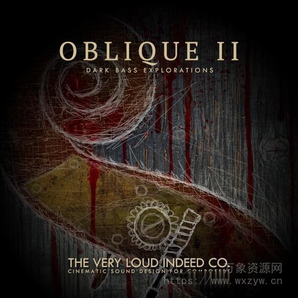 [低音提琴乐器音源]The Very Loud Indeed OBLIQUE II Dark Bass Explorations [KONTAKT]（1.01Gb）