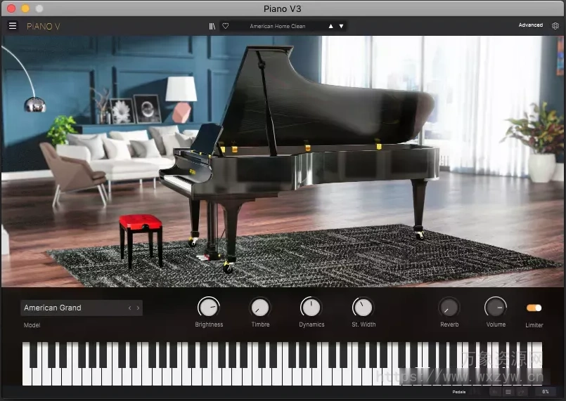 [钢琴乐器插件]Arturia Piano V3 v3.3.1 U2B [MacOSX]（357.5Mb）
