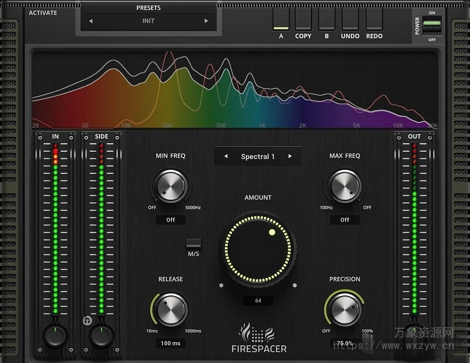 [音频混音侧链插件]FireSonic FireSpacer v1.1.0 [WiN]（41Mb）