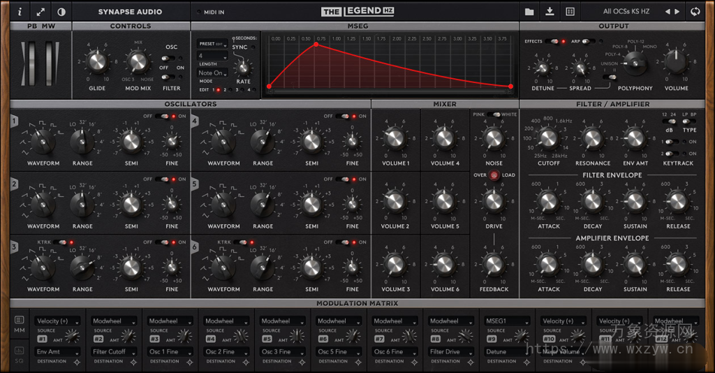 [多功能合成器插件]Synapse Audio The Legend HZ v2.0 CE Rev3 [WiN]（128.17Mb）