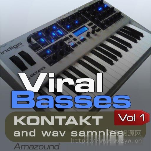 [低音线低音库音源]Amazound Samples Viral Basses Vol.1 [KONTAKT]（1.83Gb）