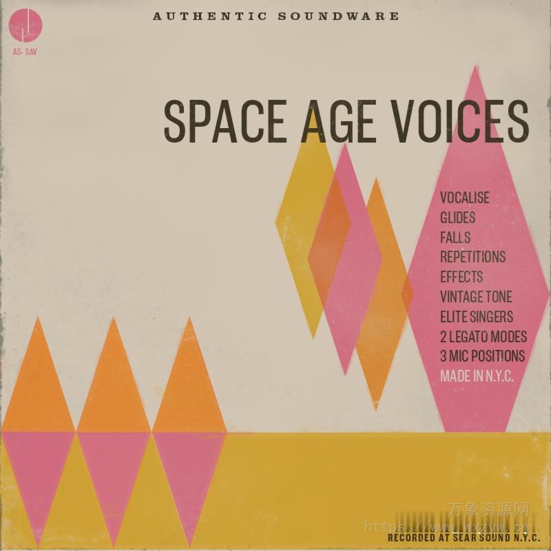 [怀旧复古合唱团音源]Authentic Soundware Space Age Voices [KONTAKT]（1.27Gb）