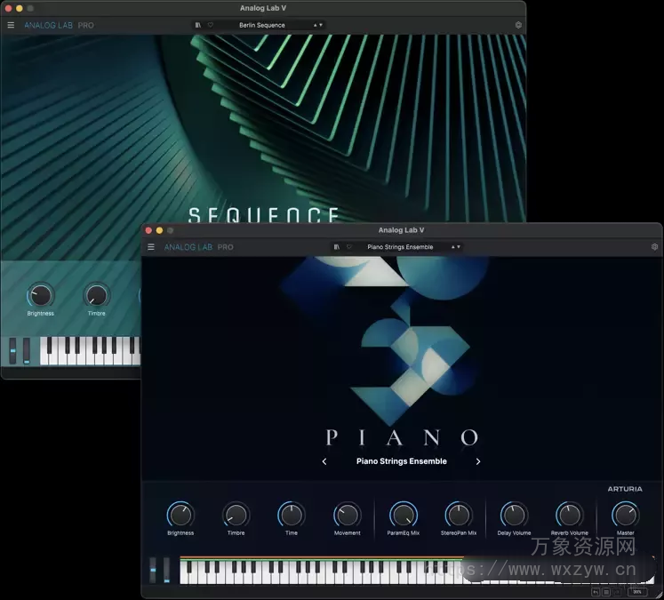 [键盘音色合集插件]Arturia Analog Lab Pro v5.10.4 U2B [MacOSX]（4.3Gb）