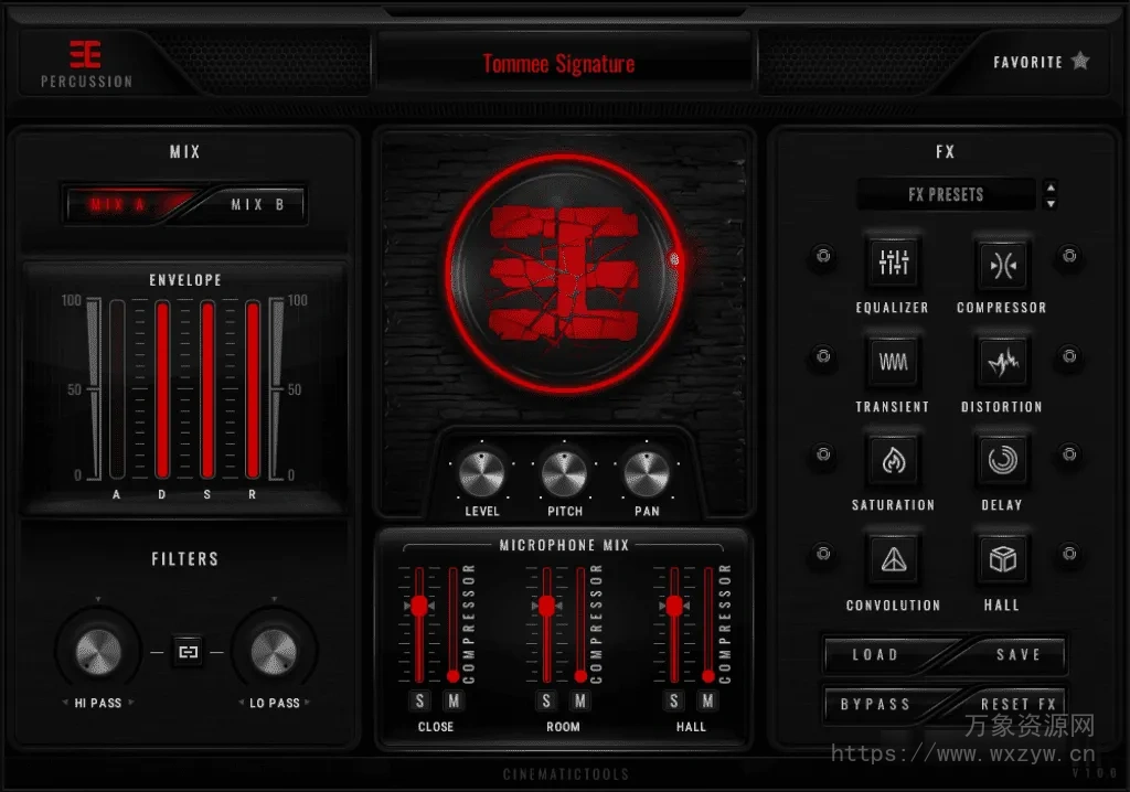 [现代而庞大的电影打击乐音源]Cinematic Tools Tommee Profitt Percussion v1.0.1 [KONTAKT]（4.93Gb）