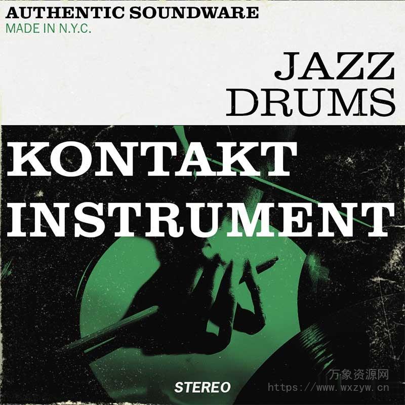 [爵士鼓组音源]Authentic Soundware Jazz Drums [KONTAKT]（97Mb）